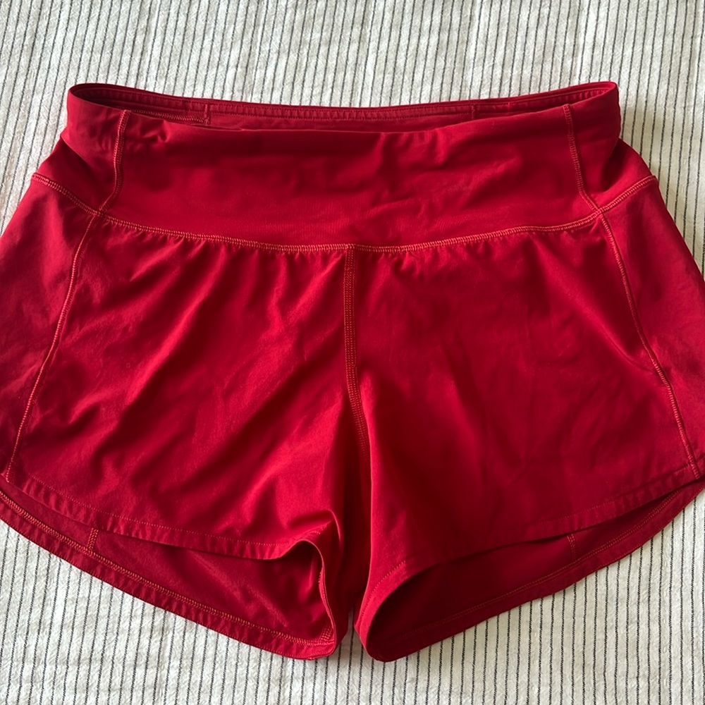 Womens Lululemon red shirt size 6